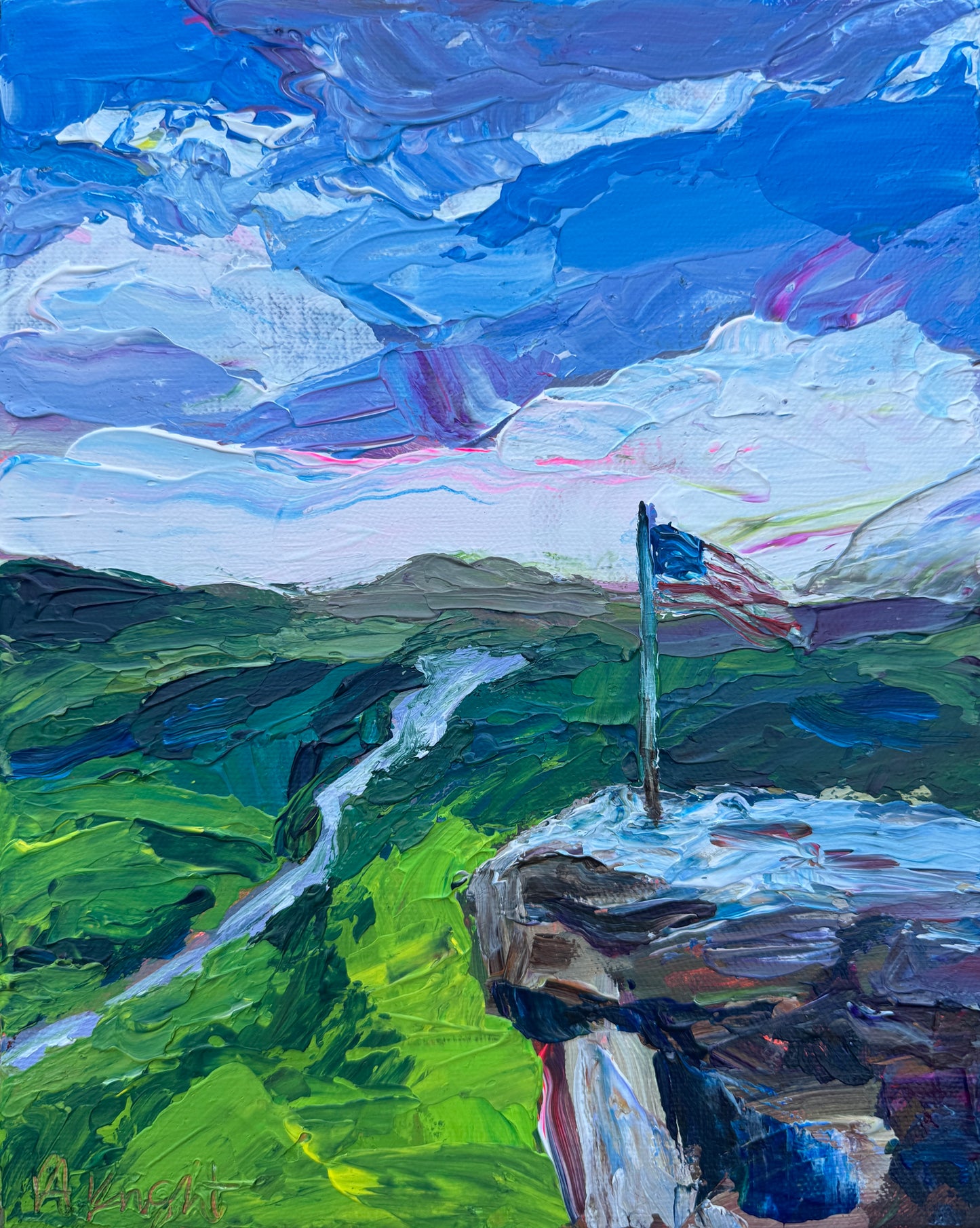 Chimney Rock Giclee Print