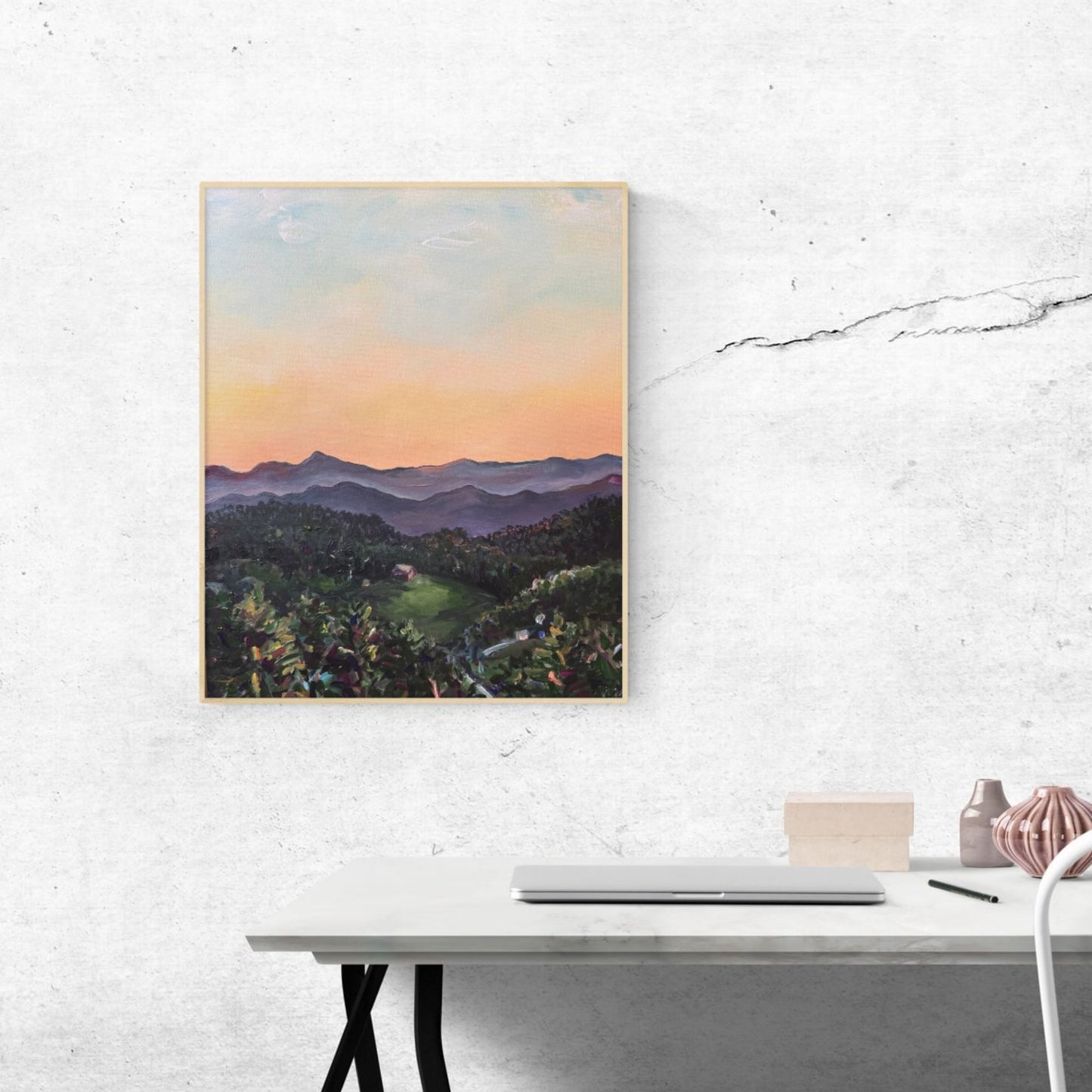 Mars Hill Sunset Giclee Print