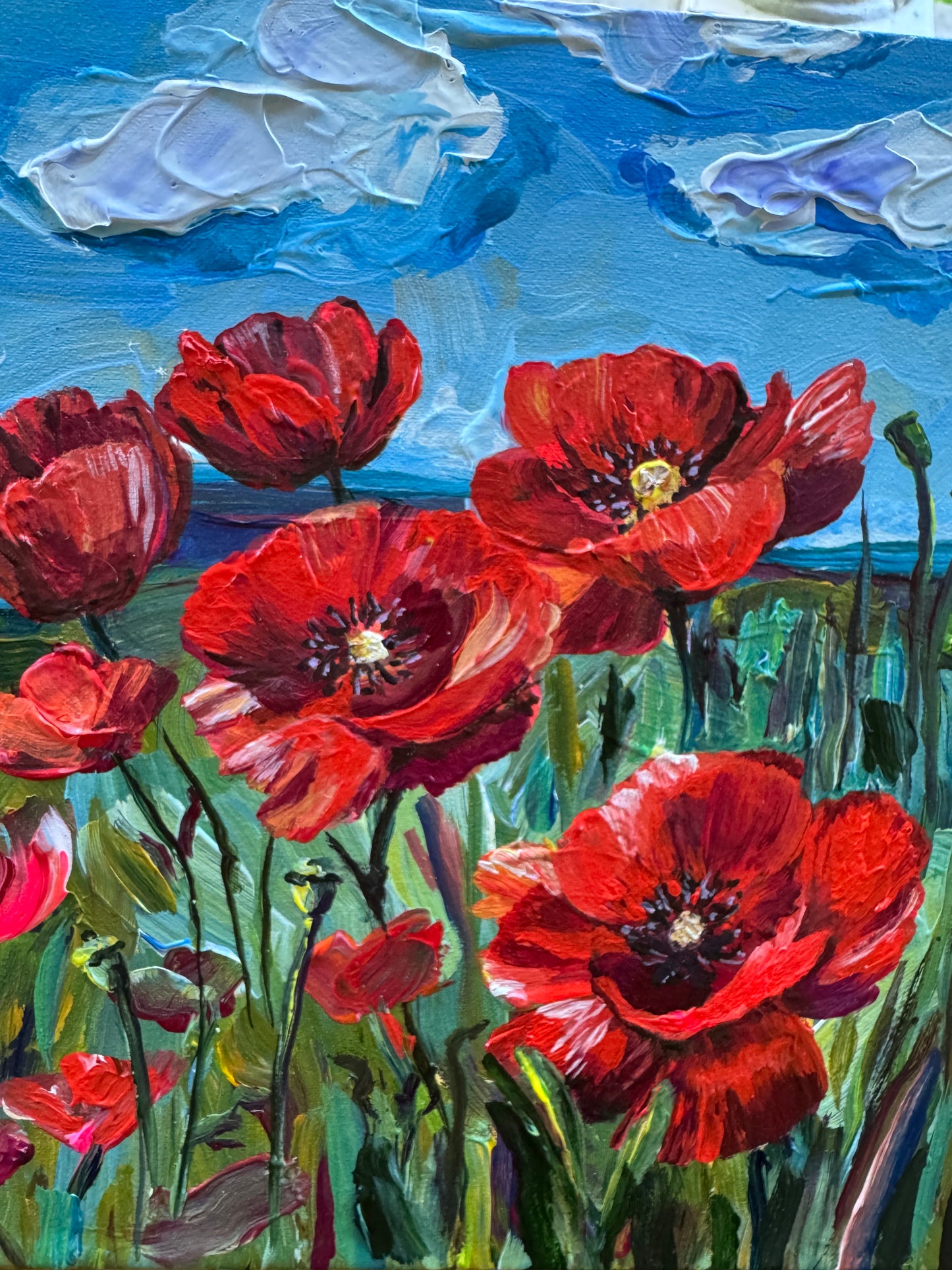 Blue Ridge Poppies