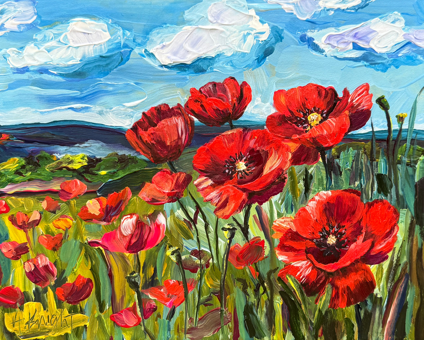 Blue Ridge Poppies