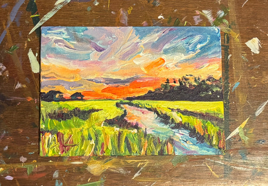 Peaceful Marsh Study