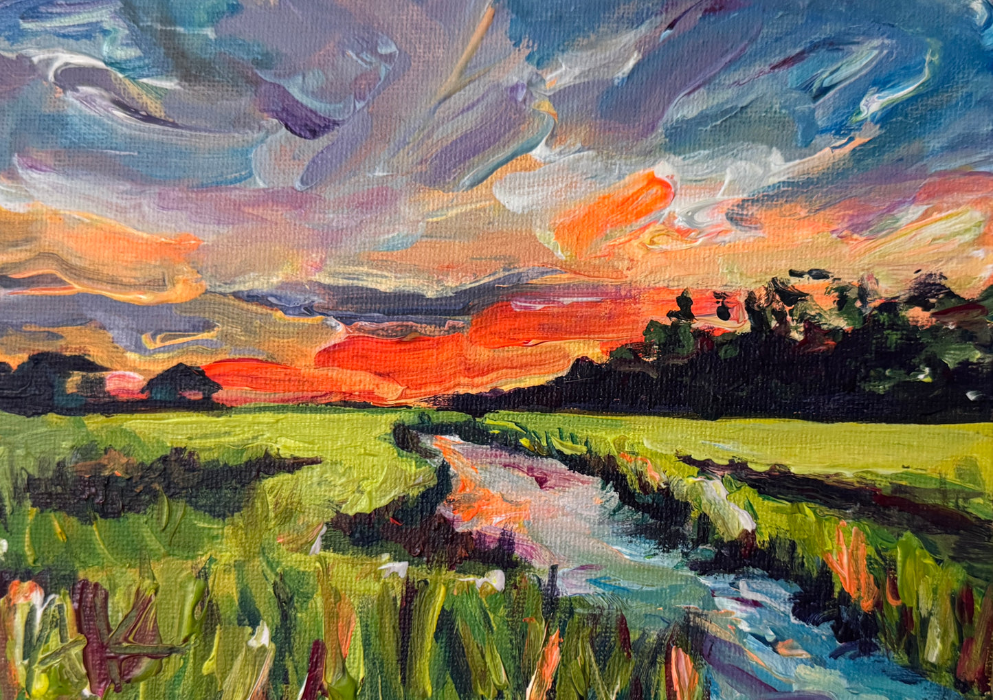 Peaceful Marsh Study