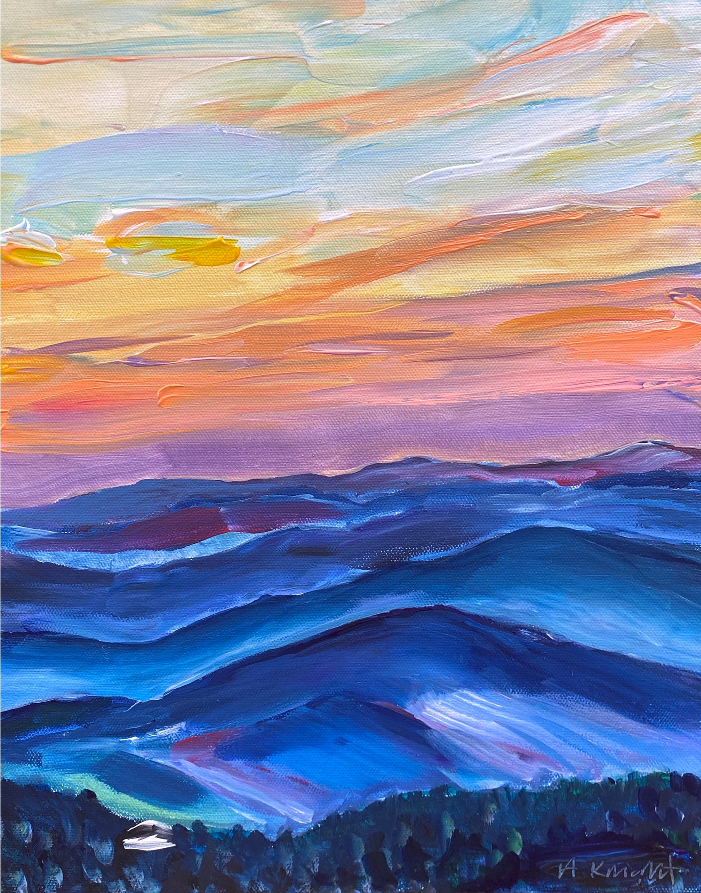 Mount Mitchell Giclee Print