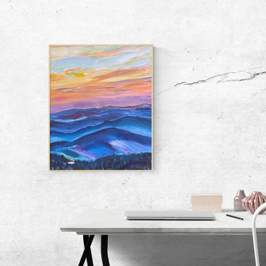 Mount Mitchell Giclee Print